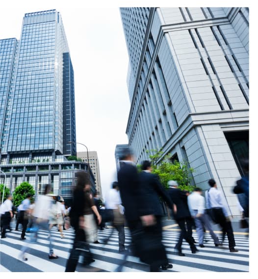 都会の風景の写真