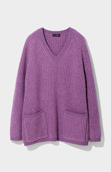 再生カシミヤ混ケーブルベスト