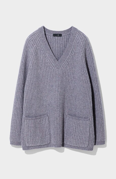 再生カシミヤ混ケーブルベスト