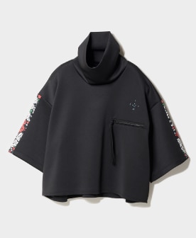 HIGH NECK JERSEY PULLOVER