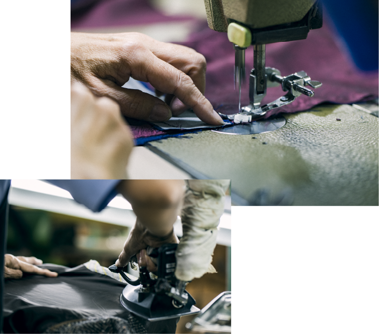 縫製へのこだわり