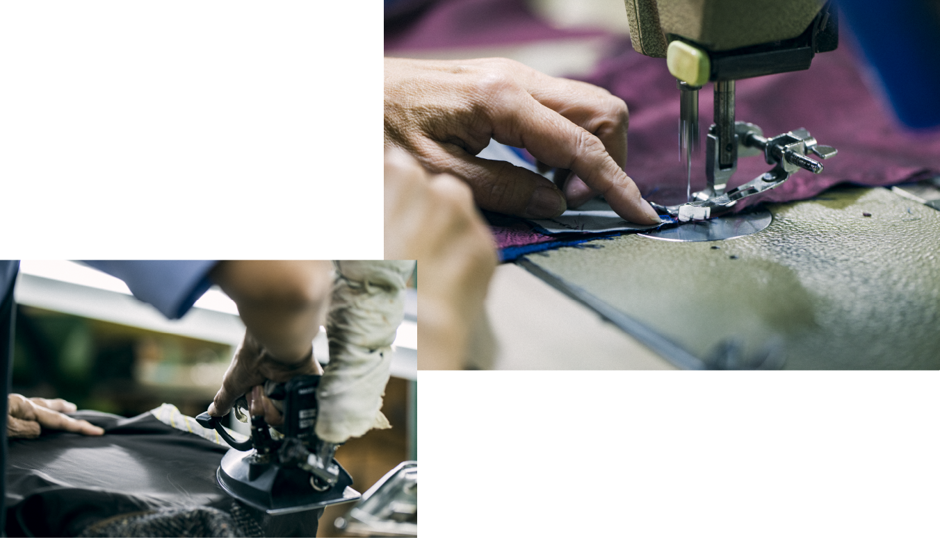 縫製へのこだわり