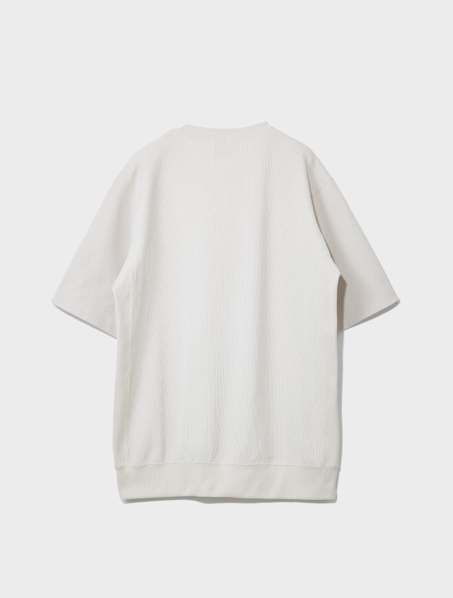 画像：バッキンガムベアのワッペン付きグレーのカットソー背面　画像おわり