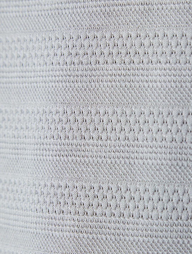 画像：編地ボーダーの柄のアップ　画像おわり