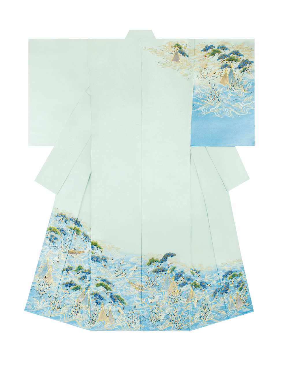 入選作品 訪問着「晴々」（矢代仁）