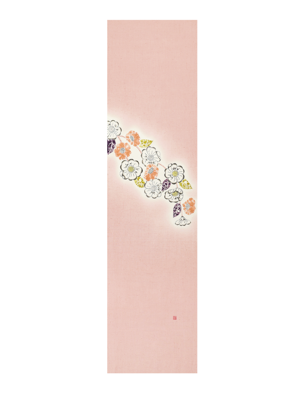入選作品 染なごや帯「山桜」（千切屋）