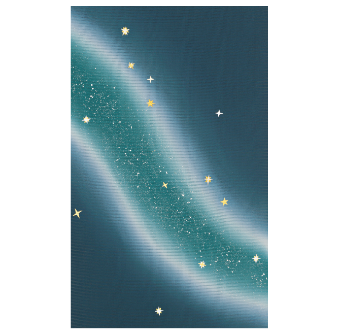 絽附下着尺「流麗星天」