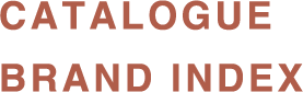 CATALOGUE BRAND INDEX