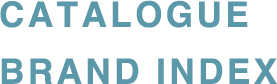CATALOGUE BRAND INDEX