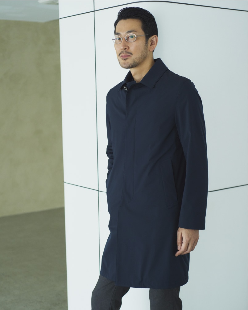 〈マッキントッシュ フィロソフィー〉コート 79,200円■新宿、玉川、横浜、柏、高崎、大阪、京都（紳士服）