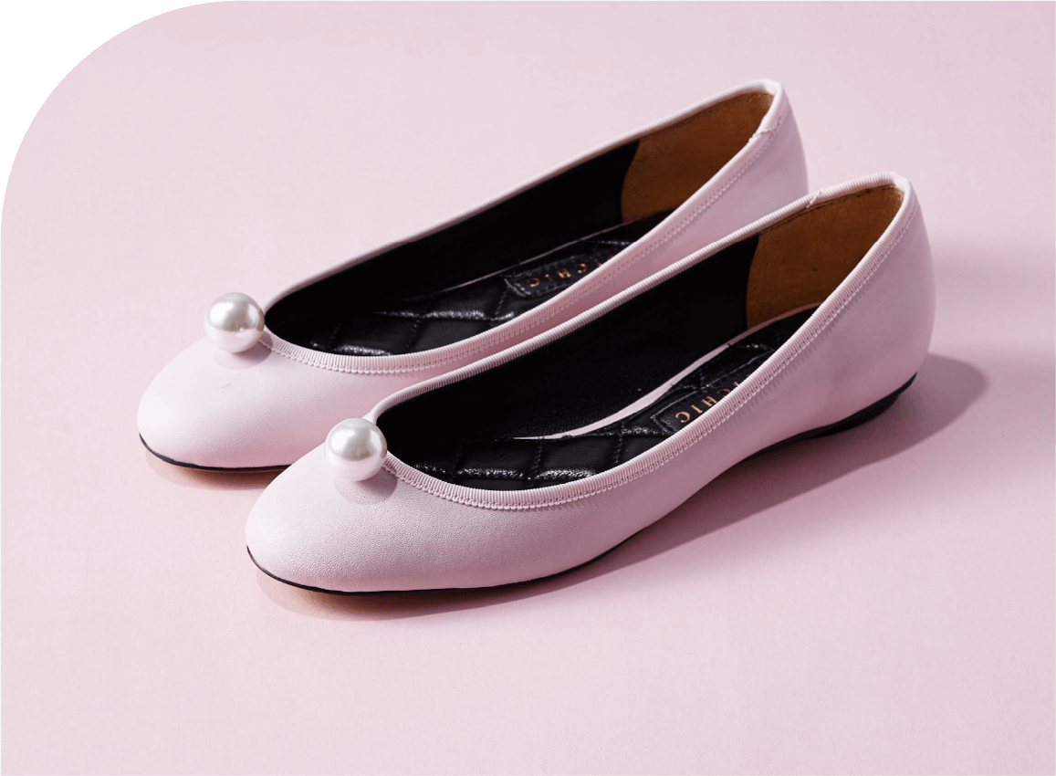 〈ピッピシック〉バレエシューズ 41,800円