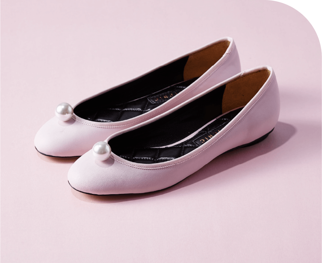 〈ピッピシック〉バレエシューズ 41,800円