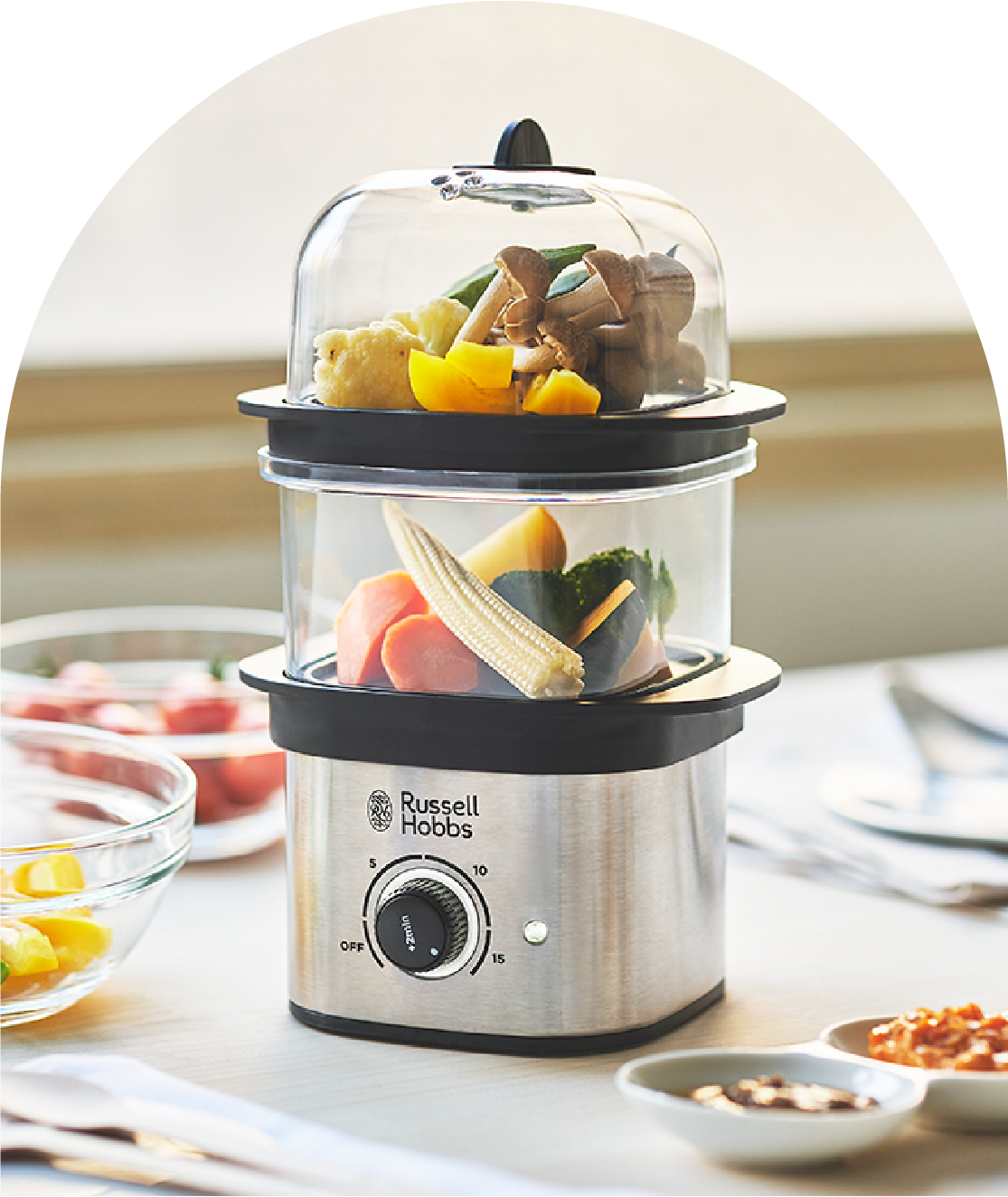 〈ラッセルホブス〉クイックミニスチーマー