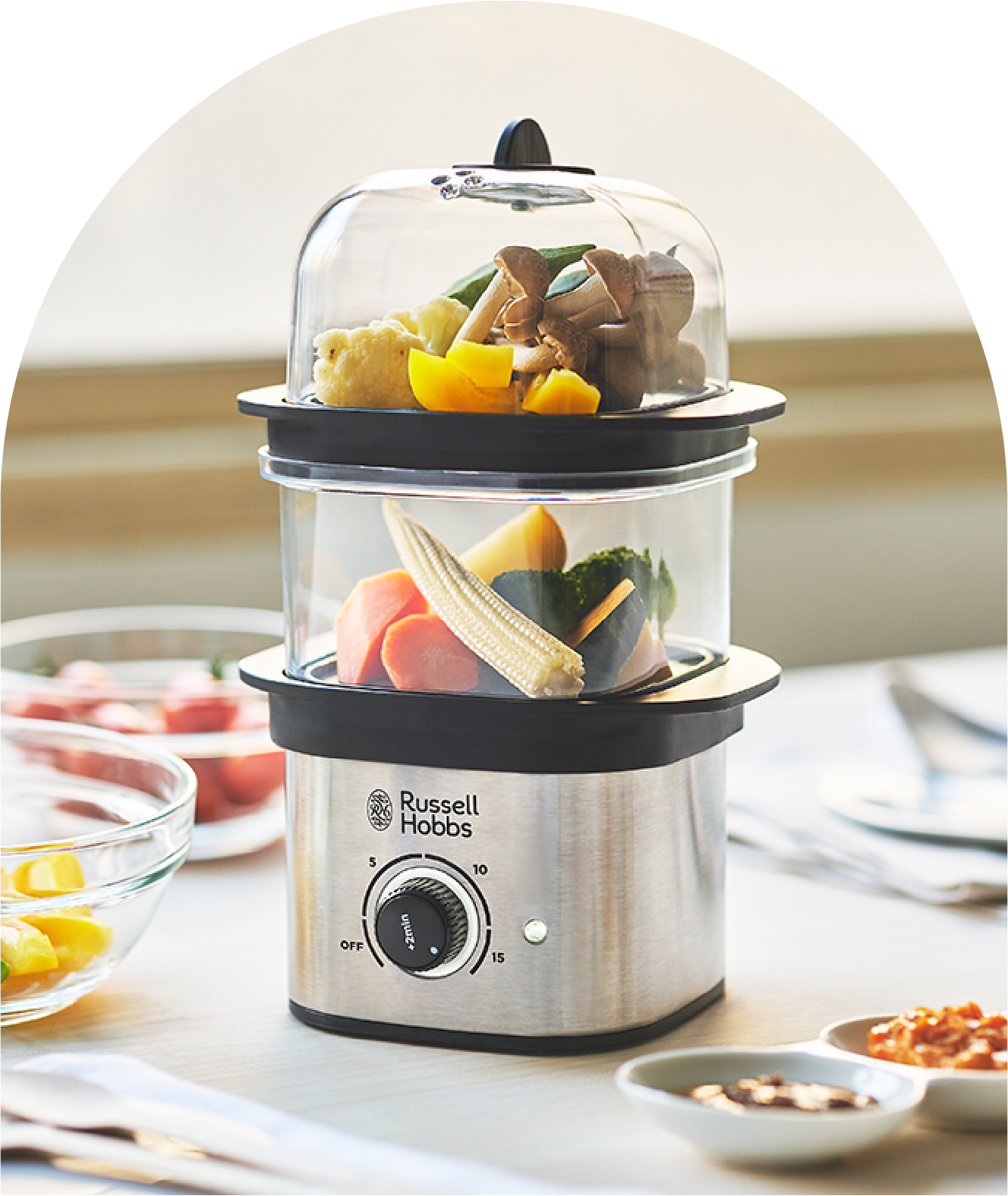 〈ラッセルホブス〉クイックミニスチーマー