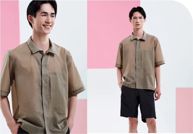 〈VEILANCE〉シャツとパンツの画像
