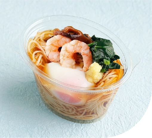 〈なだ万〉素麺温玉寄せの画像