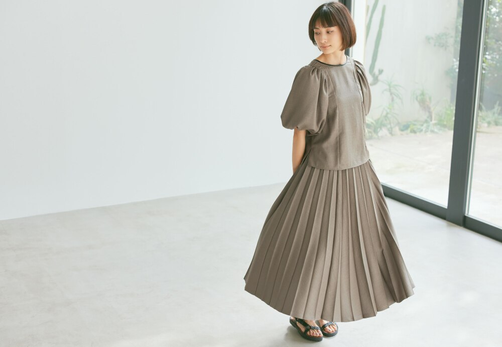 配送日指定可-SEASON STYLE LAB シーズンスタイルラボ キーネックロングドレス タカシマヤファ•ッションス•クエア 通販  PayPayモール