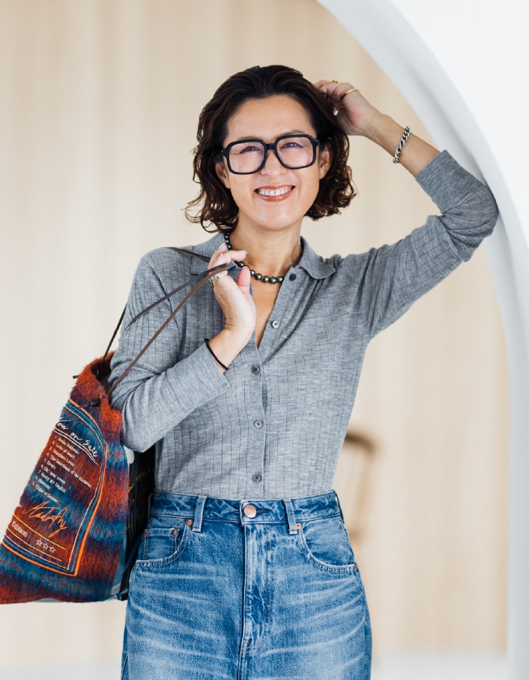 大草直子さん監修　シーズンスタイルラボ　バックジップニット SEASON STYLE LAB（シーズンスタイルラボ）｜高島屋