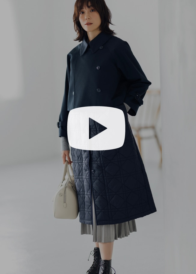 シーズンスタイルラボ　ゆったり柔らか⭐︎ウールコート　薄めグレージュ コート カラー トレンチ型 ロング Liala×PG 全4色｜lpg112-1176