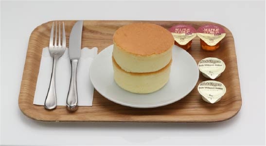 懐かしホットケーキ2段の画像