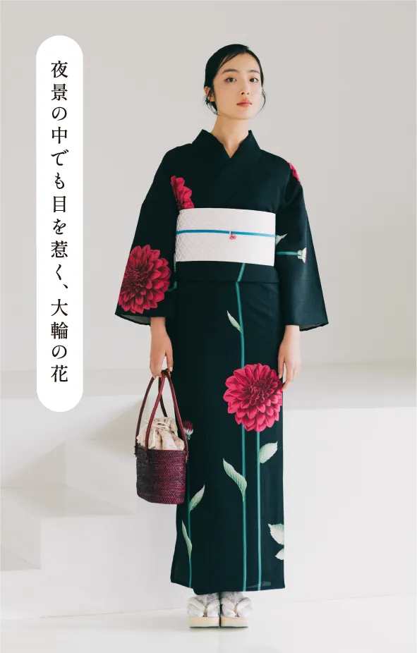 夜景の中でも目を惹く、大輪の花