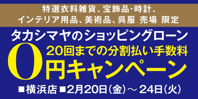20回までの分割払い手数料0円キャンペーン