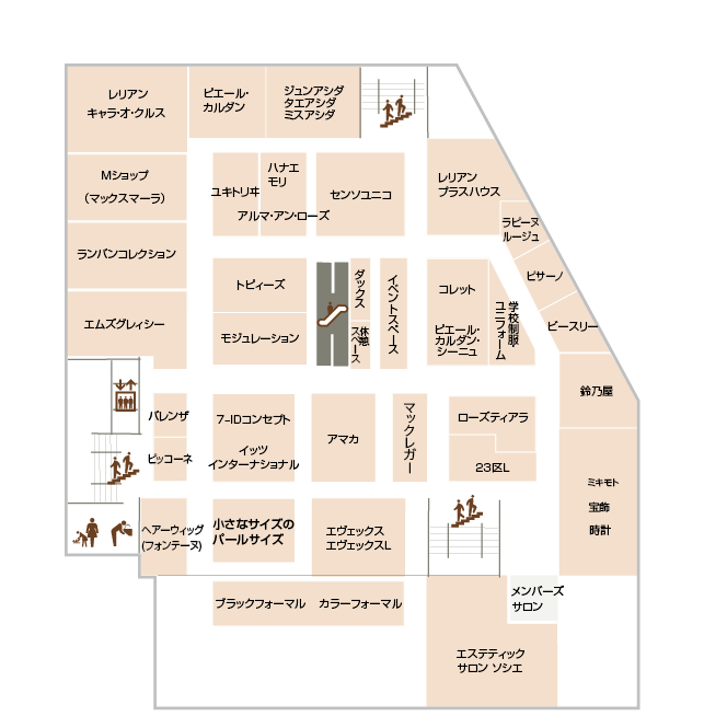 フロアガイド 高崎タカシマヤ