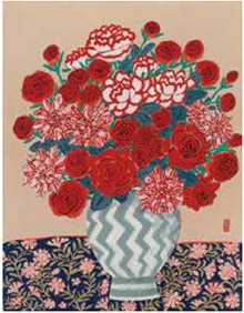 青木乃里子 水墨岩彩画・版画展