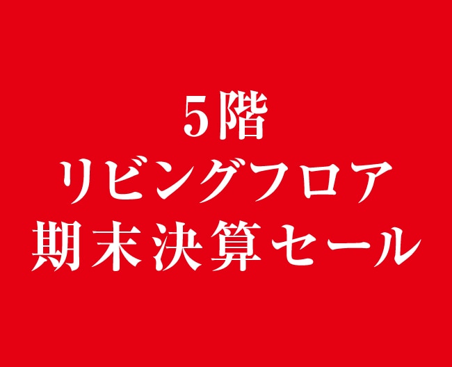 5階リビングフロア期末決算セール