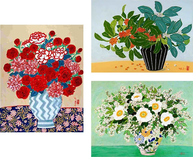 青木乃里子　水墨岩彩画・版画展