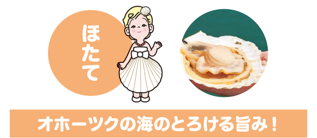 オホーツクの海のとろける旨み!