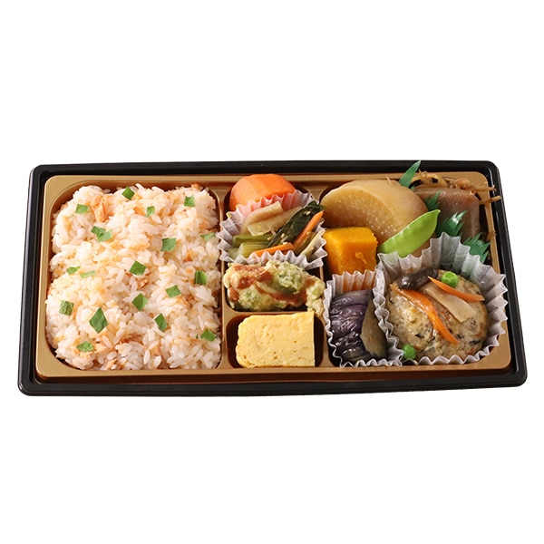 鮭良菜弁当(豆腐ハンバーグ)
