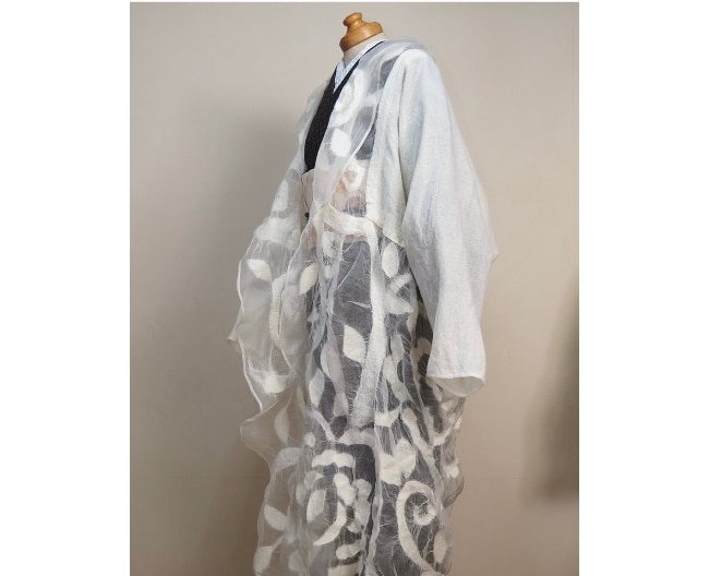 ［岡西なおみ］～金彩と羊毛フエルト～「和みの作品展」