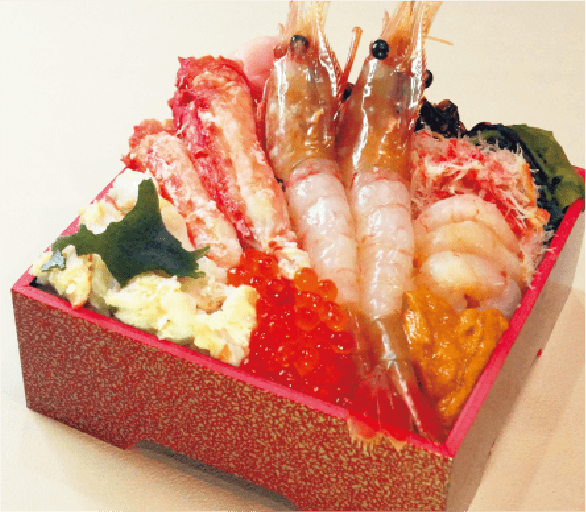 蔵 えび・たらばがに食べ比べ弁当