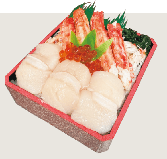 旭川駅立売商会 根室産たらばとほたて弁当