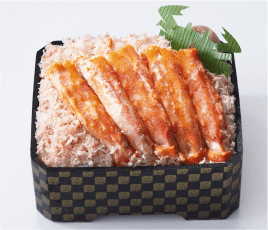 札幌かに工房 北海道産たらば脚肉弁当
