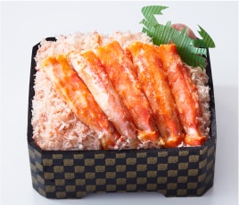 札幌かに工房 北海道産たらば脚肉弁当