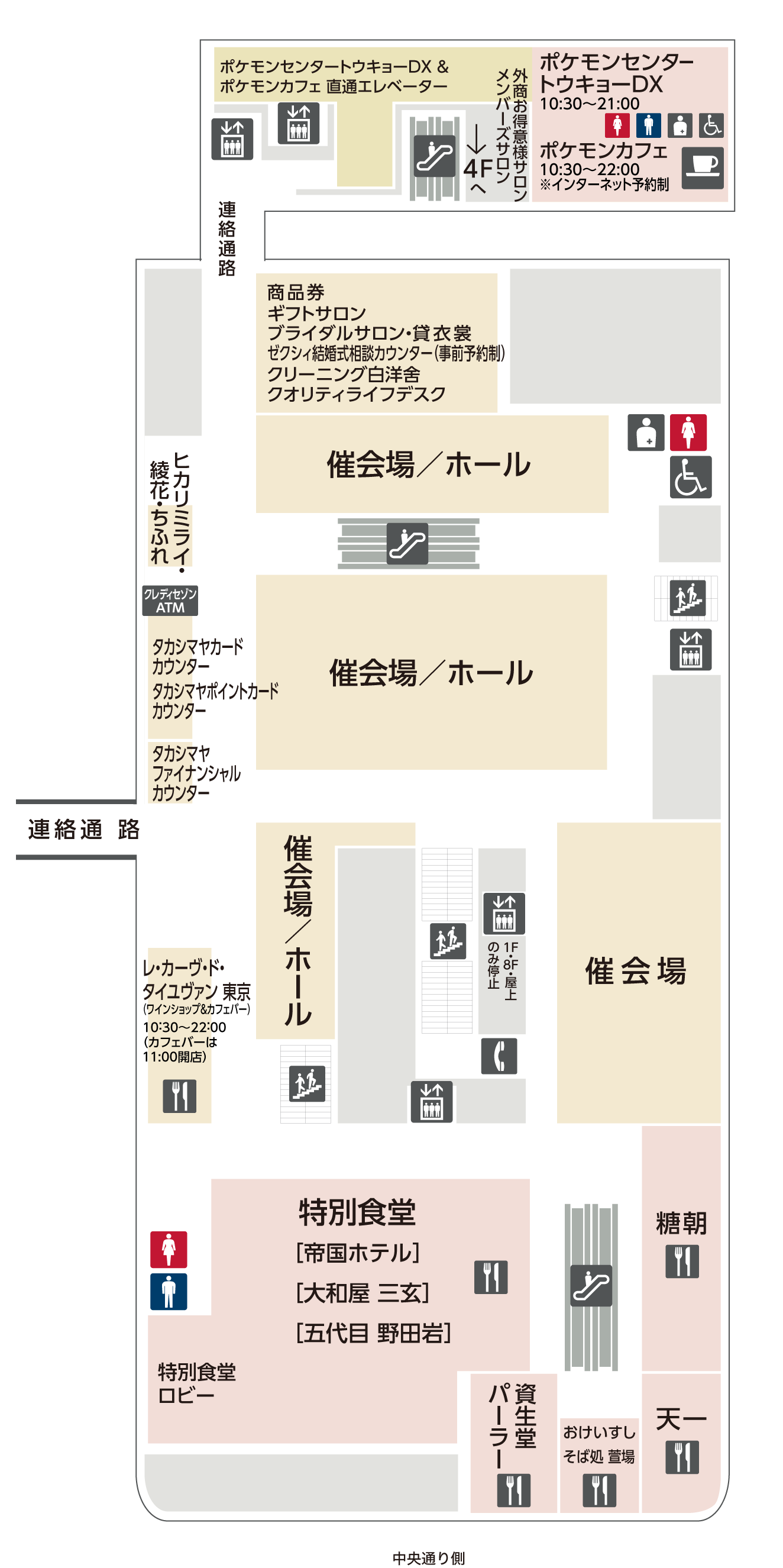 フロアガイド 日本橋高島屋 S C