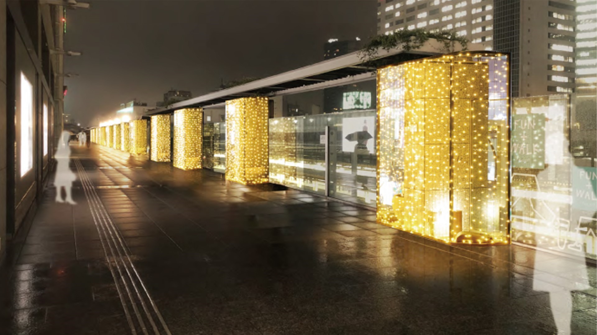 新宿ミナミルミ 再会の喜びを光にのせて