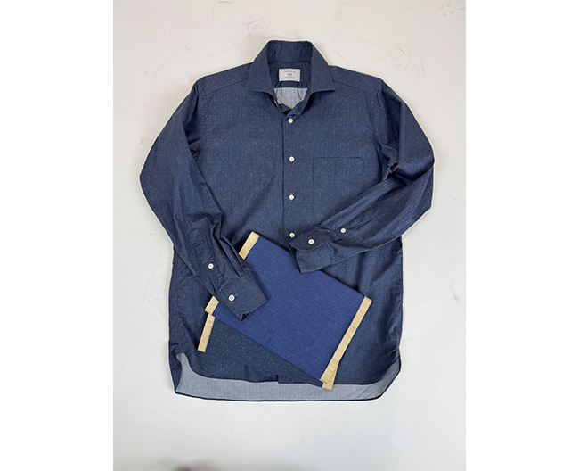 オーダーワイシャツお仕立て上り商品画像