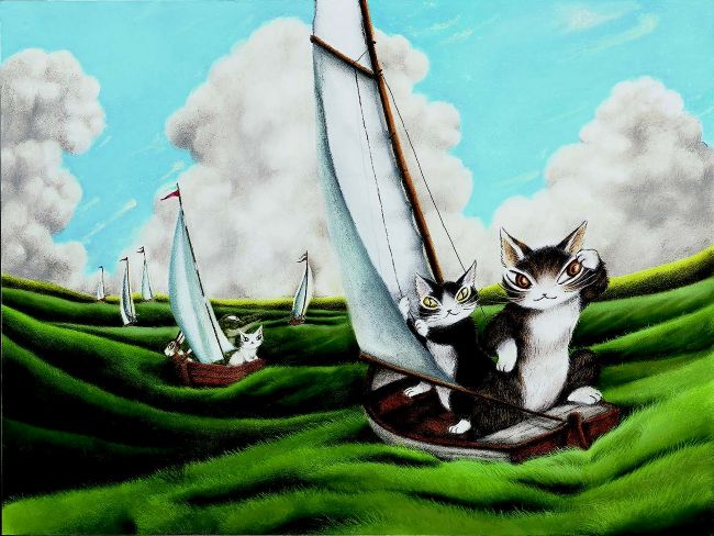 猫のダヤン 池田あきこ原画展 旅するスケッチ ～わちふぃーるどが