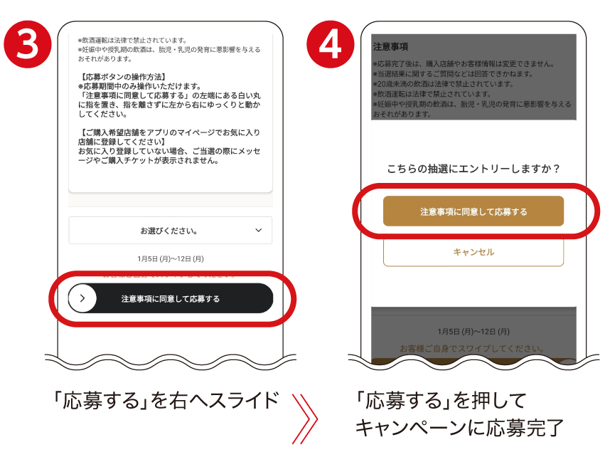 応募手順