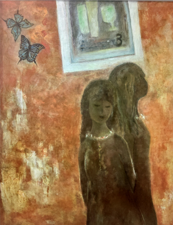 「めぐみ～希望と悲哀～」1979～80年 油彩