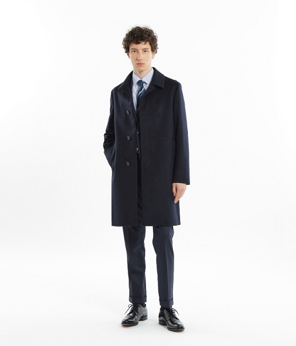 タリアトーレ 羊革 ステンカラーコート ベルト トレンチコート ロング