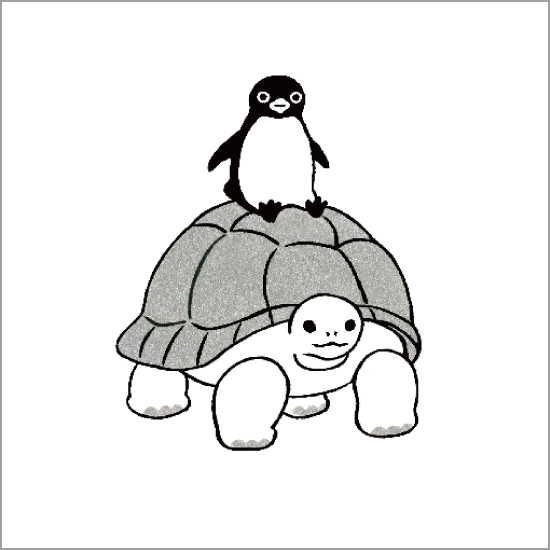 坂崎千春 版画展 港のペンギン日和