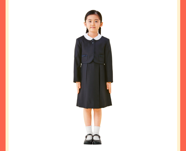 美品】ファミリア アンサンブル 小学校受験 女の子 スーツ ワンピース 