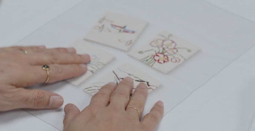 リー イズミダ氏のアートをプリントしたカットソーの画像