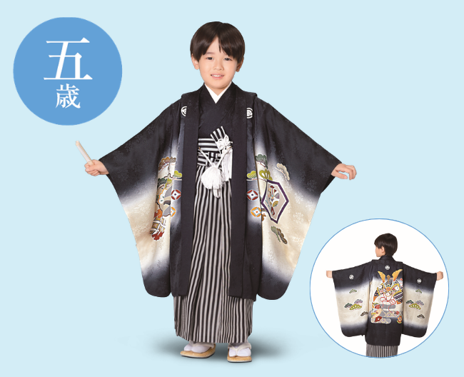 五歳のお祝い着セット