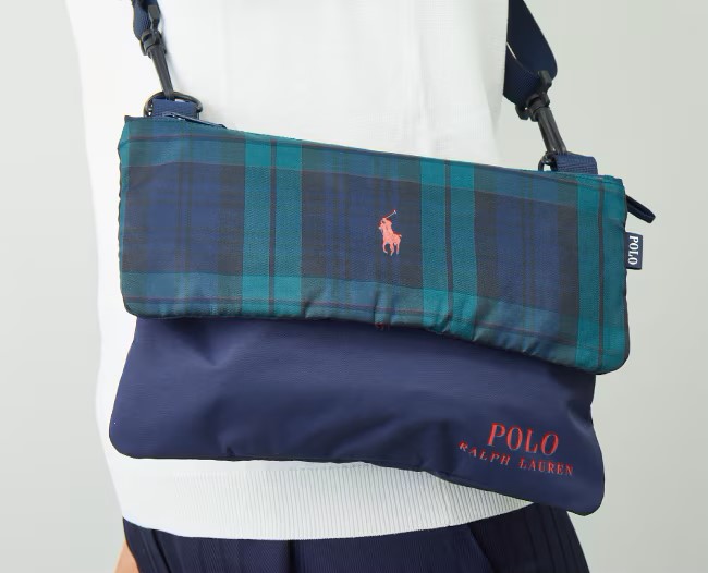 ポロ ラルフ ローレン ブラックウォッチ柄 小 ネイビーカラー 大