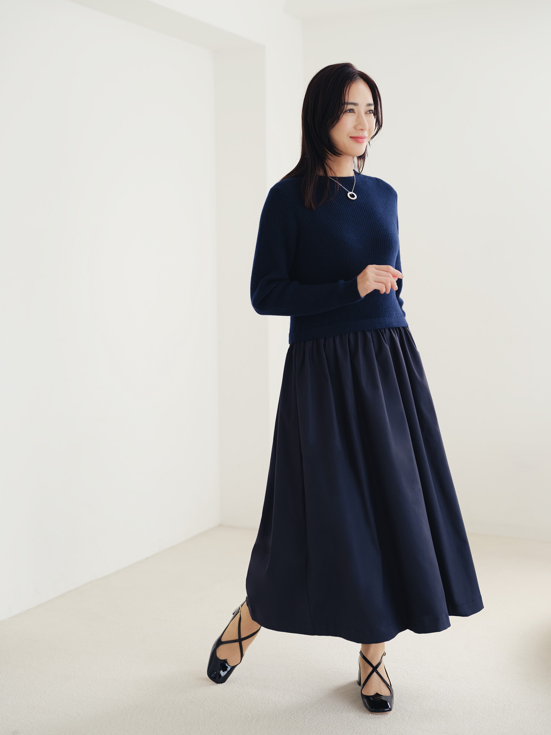 ドッキングワンピースのモデル写真